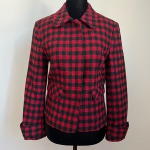 Brooks Brothers wool gingham jacket